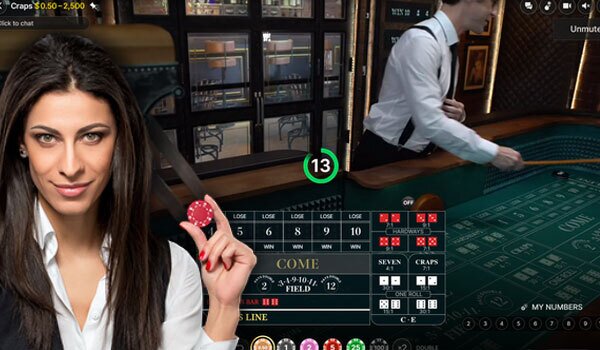 live dealer craps
